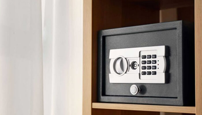 Secure facilities and in-room safe at Hotel Azur Casablanca