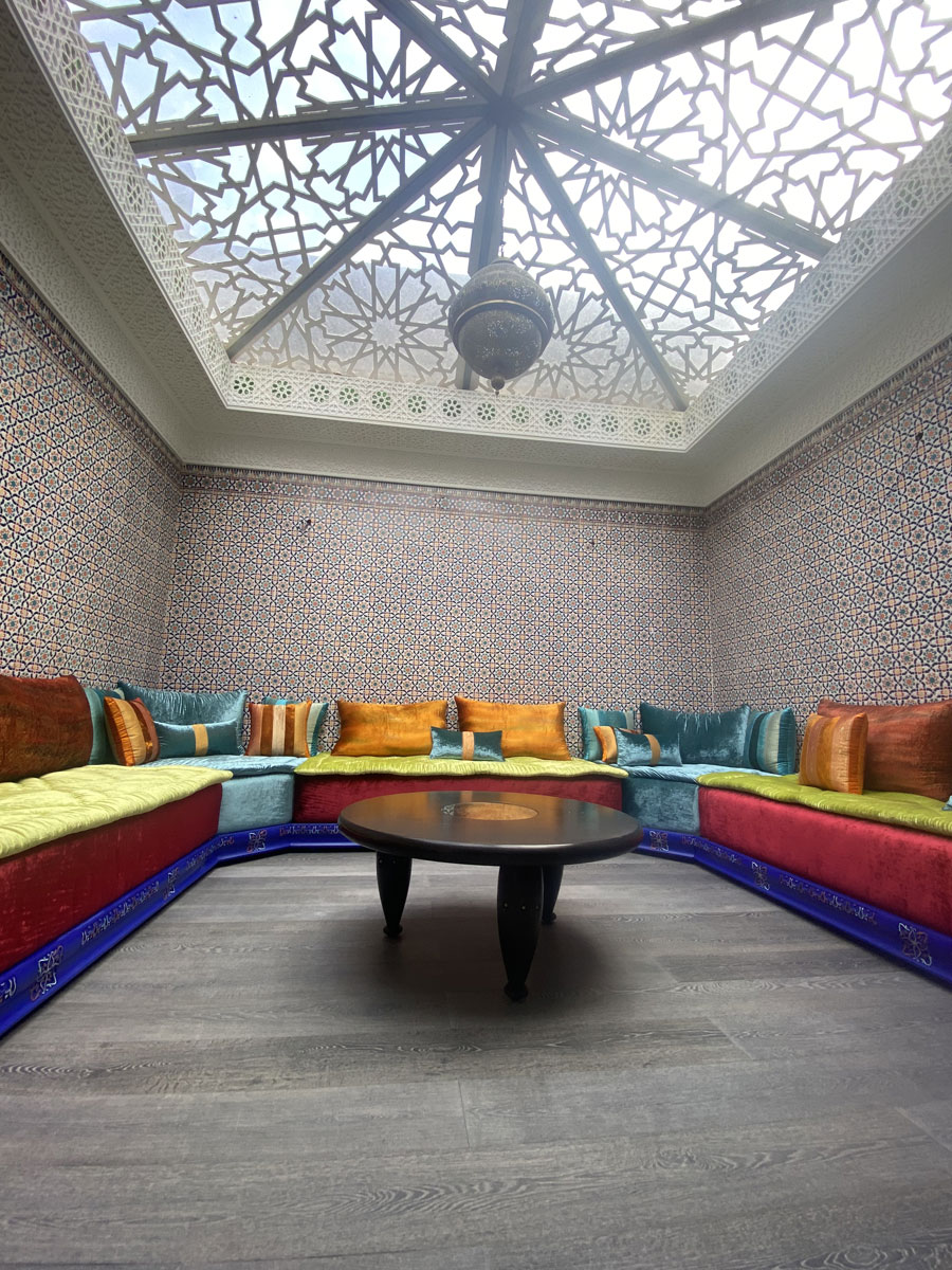 Hotel Azur Casablanca luxury room with Atlantic Ocean view from Ain Diab La Corniche